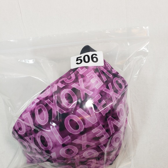 XOXO 38DD Pink Purple All Over Print Full Coverage Underwire Bra Style 241416 - Picture 5 of 5